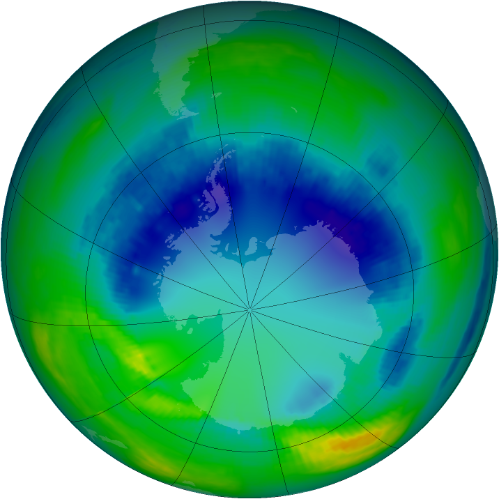 Ozone Map 2002-08-13